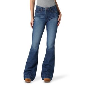Wrangler Women's Retro Green Trouser Jean